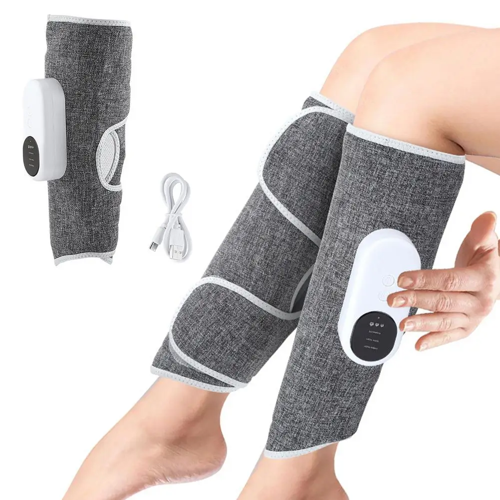

Wireless Air Wave Compression Leg Massagers Completely Wrapped Heating Calf Air Massager (1pc) Relax Relieve Calf Muscle Fatigue