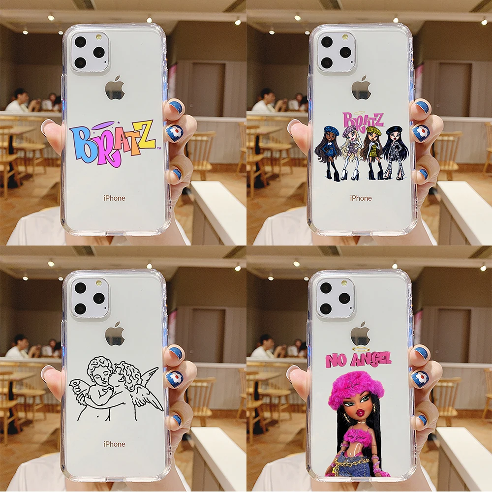 Бренд Куклы Bratz буквы крышка ангельские малыши &quotЧехол для мобильного телефона