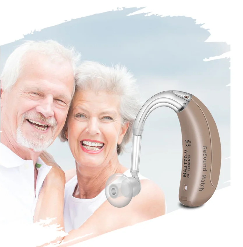 GN ReSound match высокомощный BTE цифровой слуховой аппарат MA3T80-V мини-усилитель звука за ухом для сильной глубокой потери