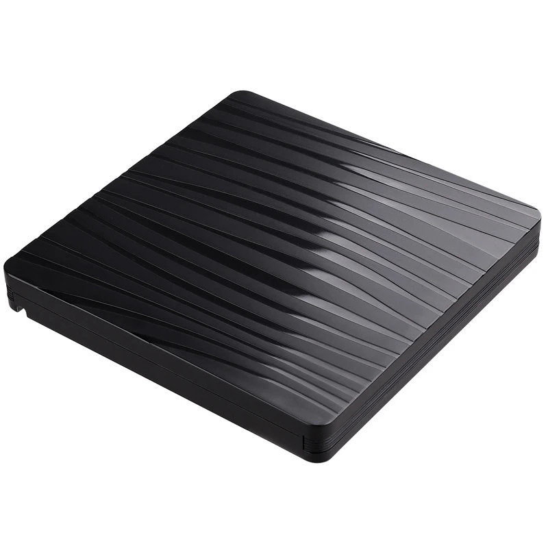 

2-In-1 Type-C USB 3.0 External CD DVD Drive High-Speed Portable Optical DVD+/RW USB C Burner DVD Drive Player