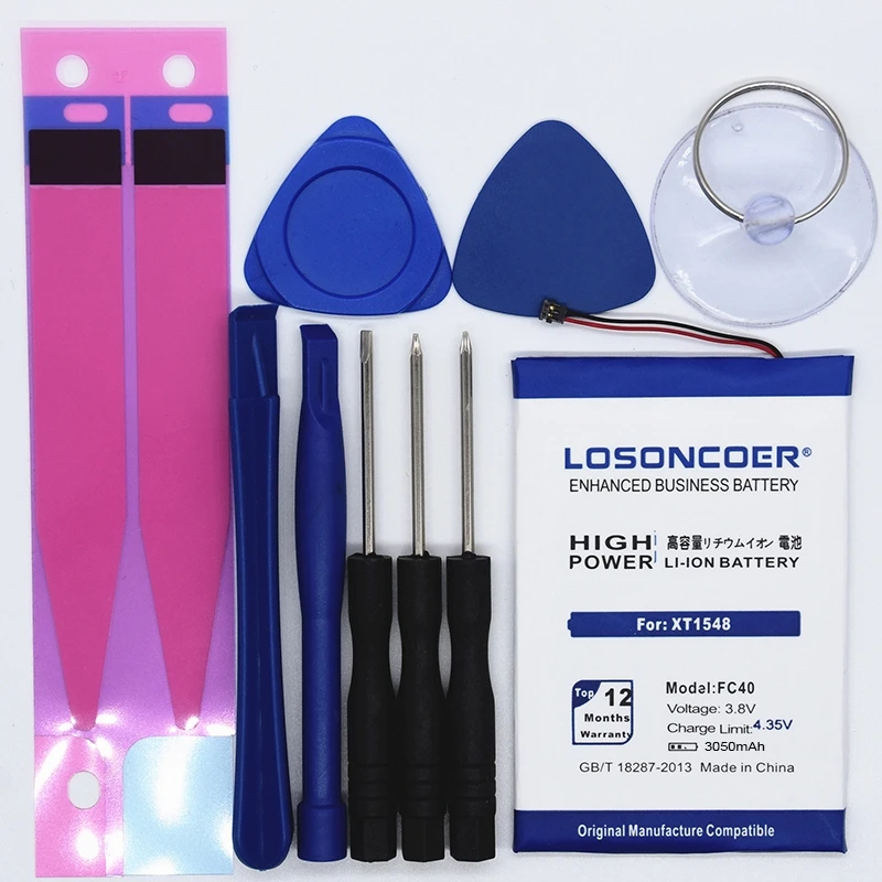 LOSONCOER 3050 мА/ч, FC40 Батарея для Motorola Moto G Moto G3 XT1540 XT1541 XT1543 XT1548 XT1550 XT1557 xt1544