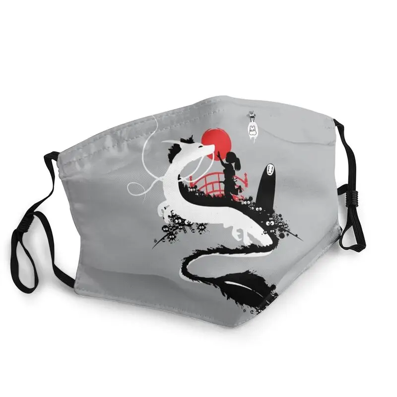 

Дышащие Унесенные призраками лицевая маска для взрослых анимационный фильм маска Для мужчин против пыли защитный респиратор муфельная печ...