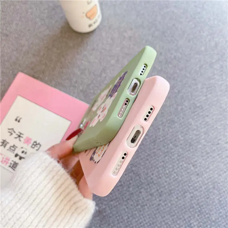 

Cute Cartoon Bear Rabbit Soft TPU Case For Huawei P20 P30 P40 Mate 20 30 40 Nova 3i 3 6 7 Honor 8X 7X V10 V20 8 9 Lite 10 Cover