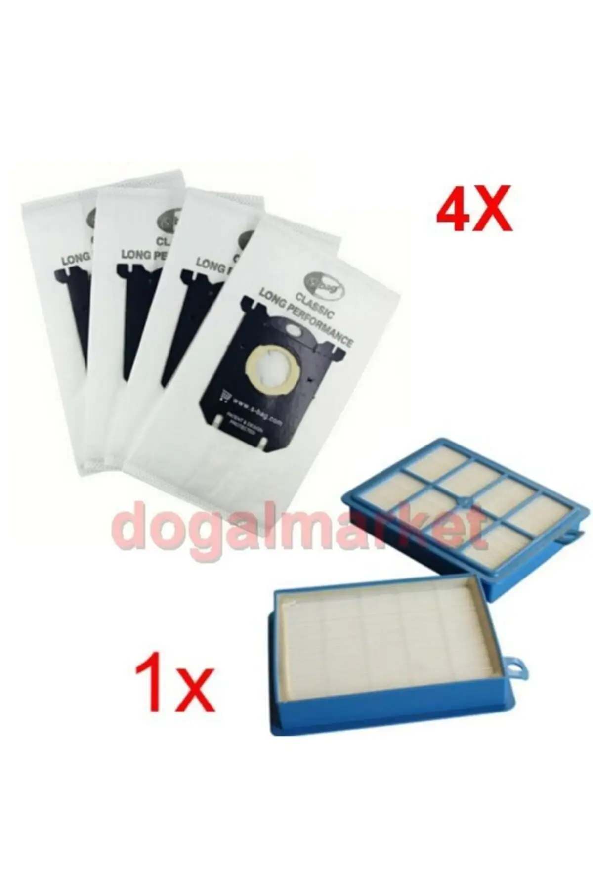 

MHK Parts Hepa 13 Filter + 4 Pcs S Bag Dust Bag