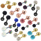 Серьги-пусеты из нержавеющей стали для пирсинга Козелок Уха, спиральный для хряща, 2020