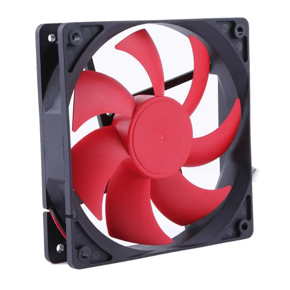 Portable Computer Double Head 12CM PC CPU Cooling Fan Cooler Super Quiet Silent for | Компьютеры и офис