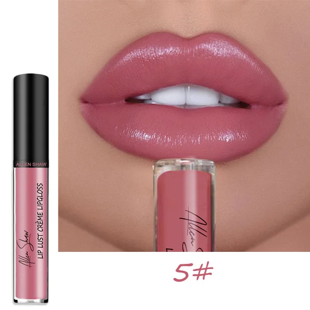 12 Colors Sexy Women Lipstick Waterproof Long Lasting Moist Lip Gloss Vivid Colorful Lipgloss Women Makeup maquiagem 5
