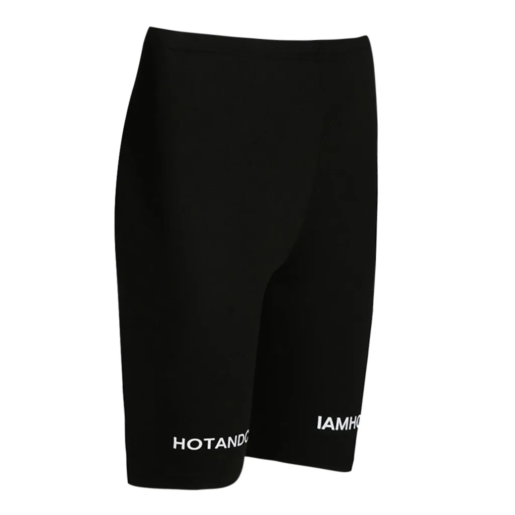 

Elastic Waist Letters Print High waisted Athletic Shorts harajuku Printing Gym Fitness Shorts Leggings Shorts Short