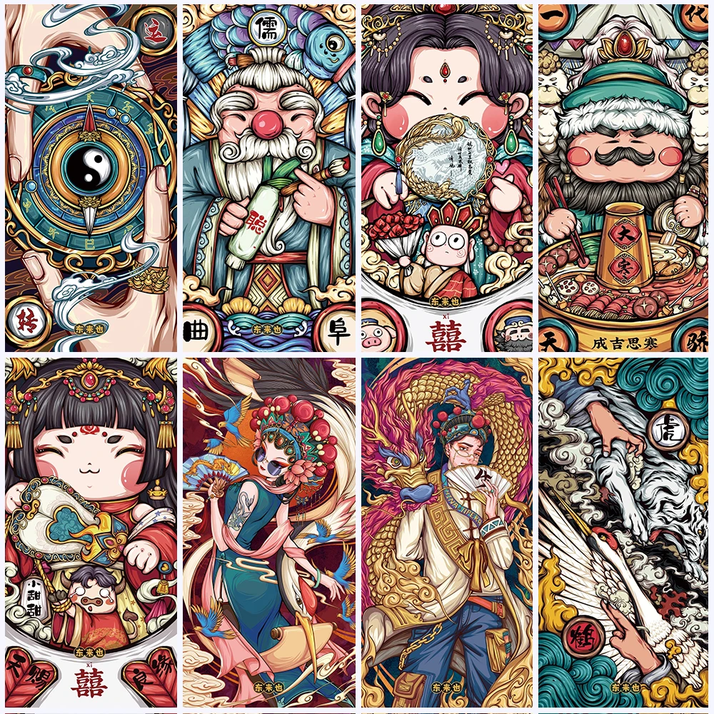 

Алмазная 5D картина с героями мультфильмов «сделай сам»