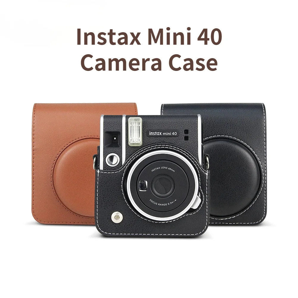 Чехол-сумка из искусственной кожи для Fujifilm Instax Mini 40 | Электроника