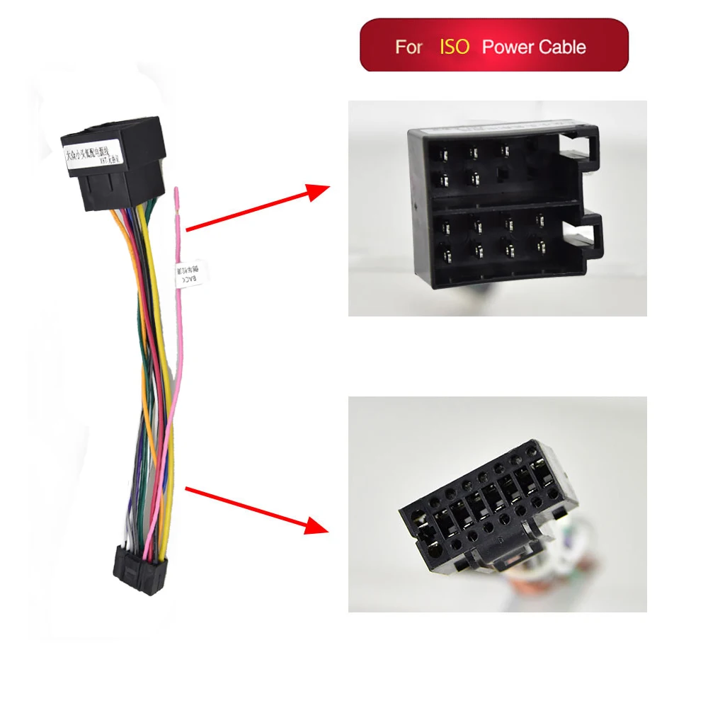 

Автомобильный радиокабель Podofo 2 din на Android для Volkswagen ISO, Hyundai, Kia, Honda, Toyota, Nissan, Ford, Универсальный переходник