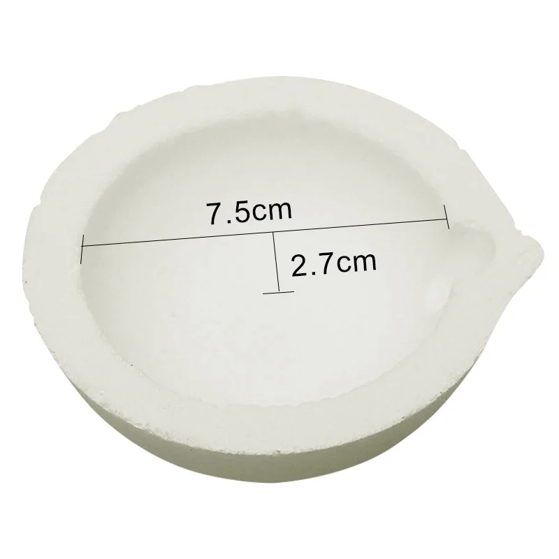 

High Temperature Quartz Melting Crucible Dish Bowl Pot Casting for Gold Silver SDF-SHIP