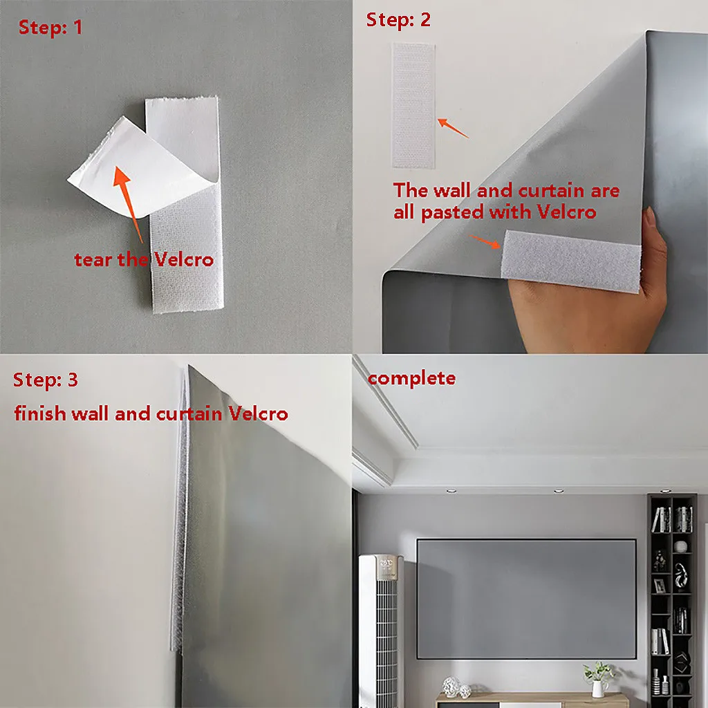 projector screen LEJIADA 16:9 3d HD Projector Curtain Anti-light Home Outdoor Office | Электроника