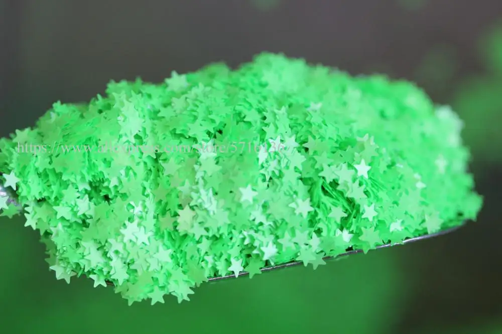 3 мм Звездные кусочки блесток для ногтей неоновые цветные стойкие Блестки лака