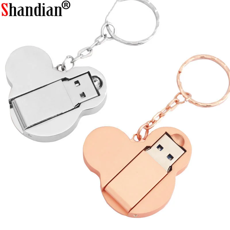 Металлический USB флеш накопитель SHANDIAN 4 ГБ/16 ГБ/32 ГБ/64 ГБ|USB флэш-накопители| |