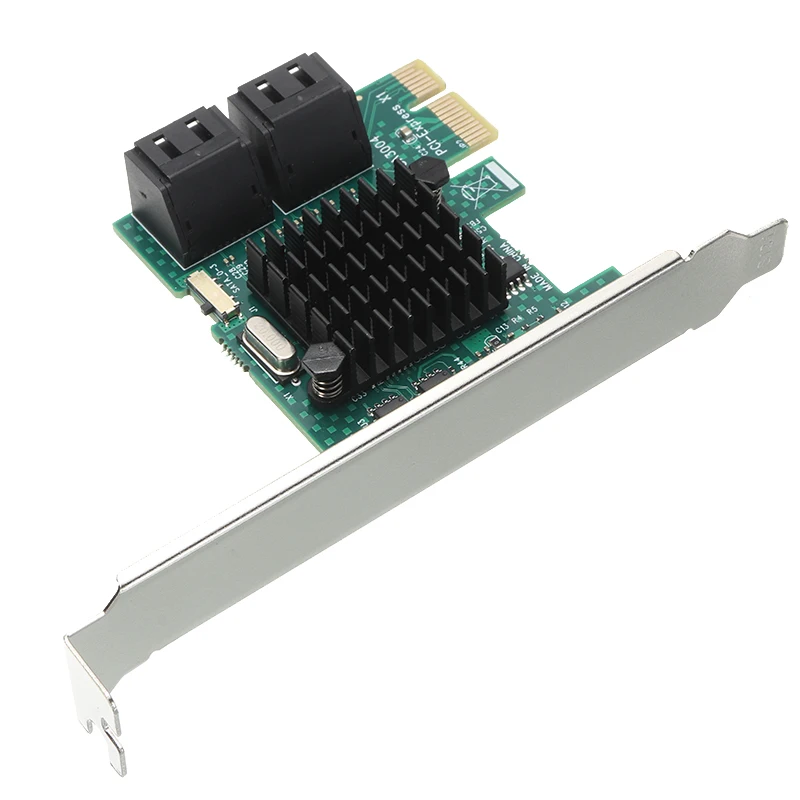 

New Arrival 4 Port SATA III Controller Expansion Card Adapter High Speed PCI Express to 6G SATA3.0 Adapters For Desktop Computer