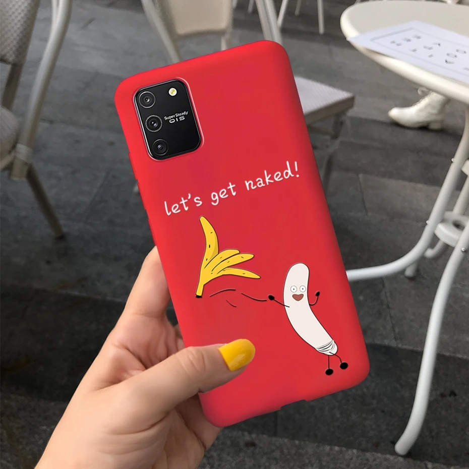 Чехол для Samsung Galaxy s10 lite чехол карамельного цвета из ТПУ силиконовая Мягкая задняя