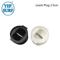 sup board leash plug whiteblack 2 5cm surfboard leash plug pranchas de