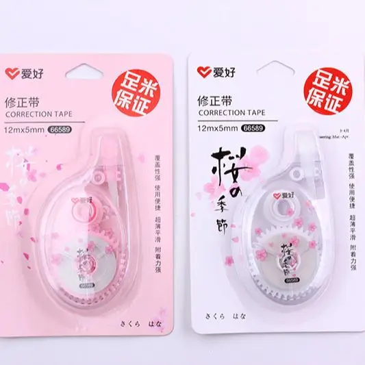 

1PC Cherry Blossom Correction Tape 1M Length Sakura Correction Tapes Office School Stationery Girl Gift Supplies (SS-436)