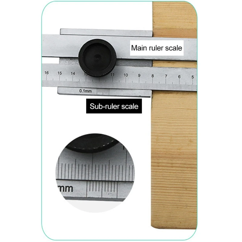 

0-200/250/300mm Woodworking Metric Line Scribe Ruler Positioning Measuring Ruler Woodworking Marking T-Ruler Tool