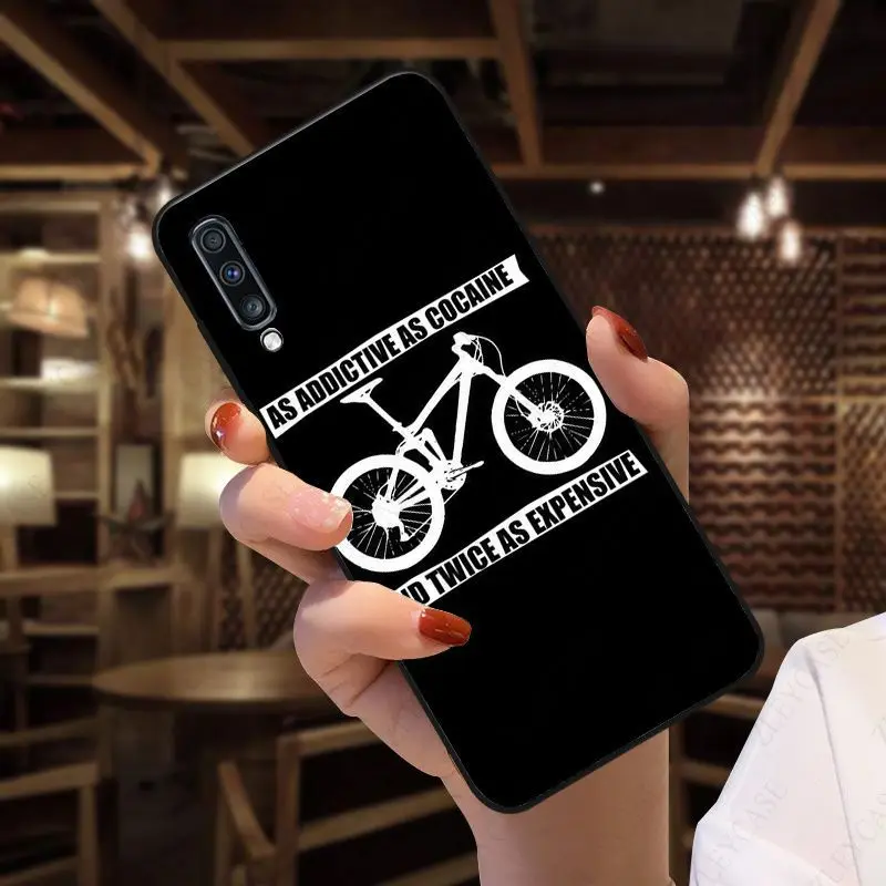 bike bicycle cycling art Phone Case For Samsung Galaxy A32 A50 A10 A20E A21S A30S A40 A51 A70 A30 A6 A71 A8 A12 A72 caseS Cover | Мобильные