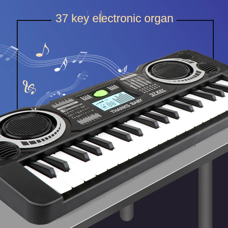 

37 Keys Children Electronic Organ Music Instrument Keyboard Simulation Piano Educational Toys Chrismas Birthday Boys Girls Gift