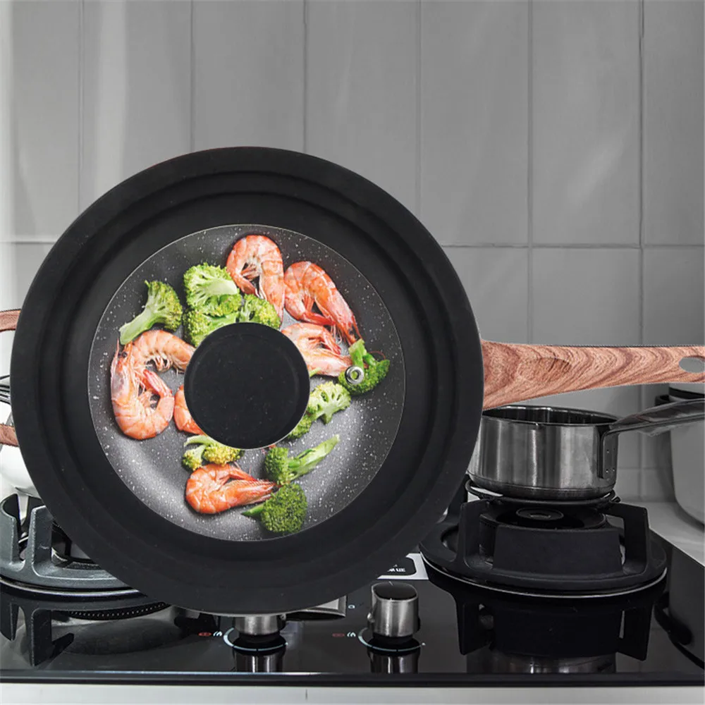 Крышки для сковородок из закаленного стекла круглая стеклянная крышка