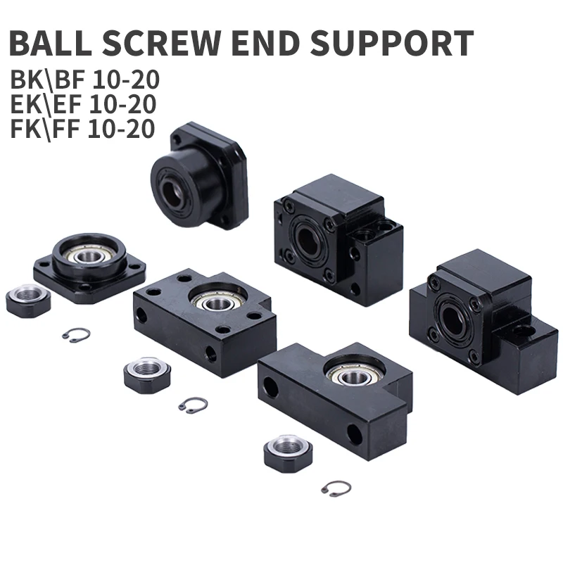 Винтовой опорный кронштейн с фиксированным кронштейном линейный подшипник BKBF10/12
