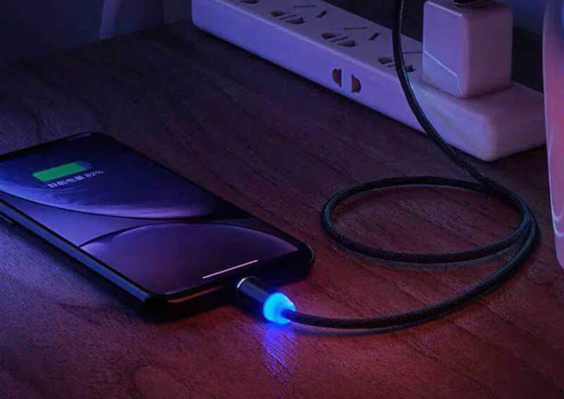 Магнитный кабель Micro USB для iPhone Samsung провод быстрой зарядки и передачи данных