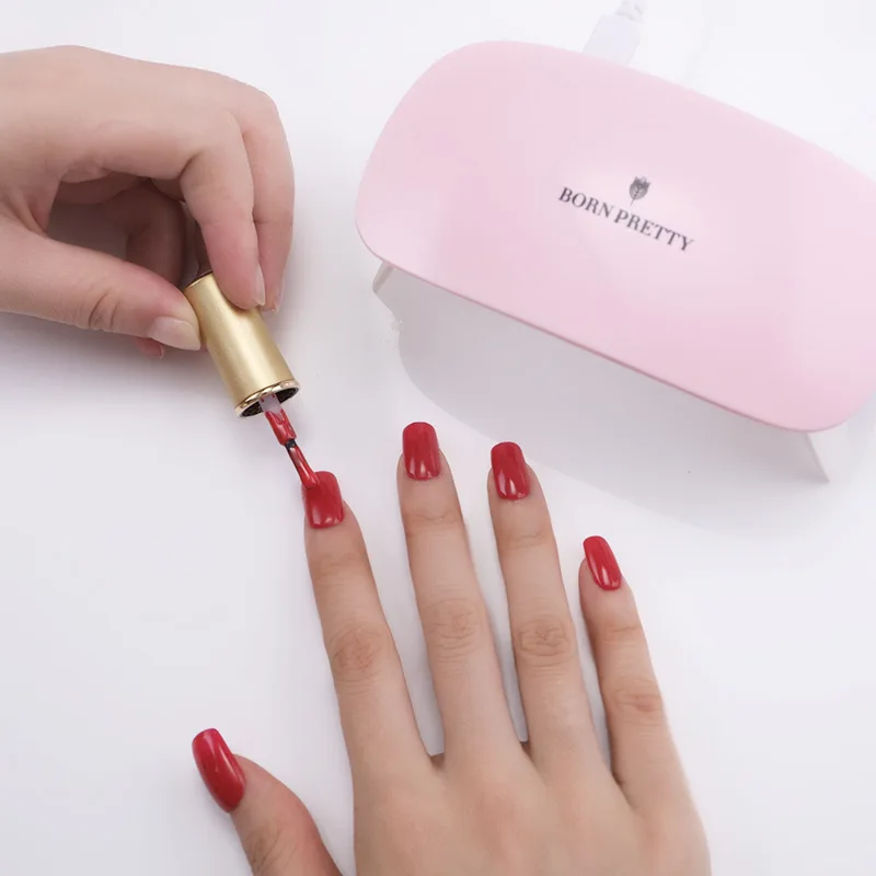 Мини 6 Вт УФ светодиодная лампа для сушки ногтей Портативный USB кабель основного