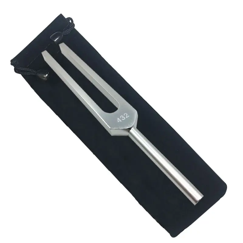 

432 Hz Tuning Fork with Bag Mallet Cloth for Ultimate Healing and Relaxation