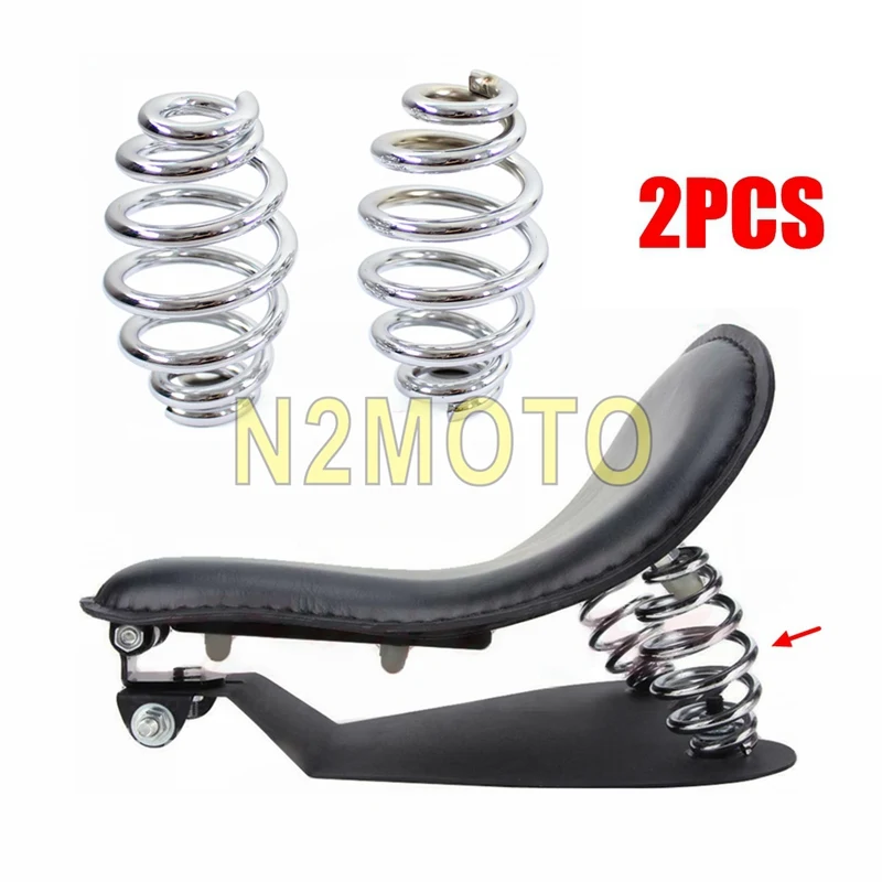 Мотоциклетные тройные хромированные пружины для сиденья 3 дюйма кронштейн Соло