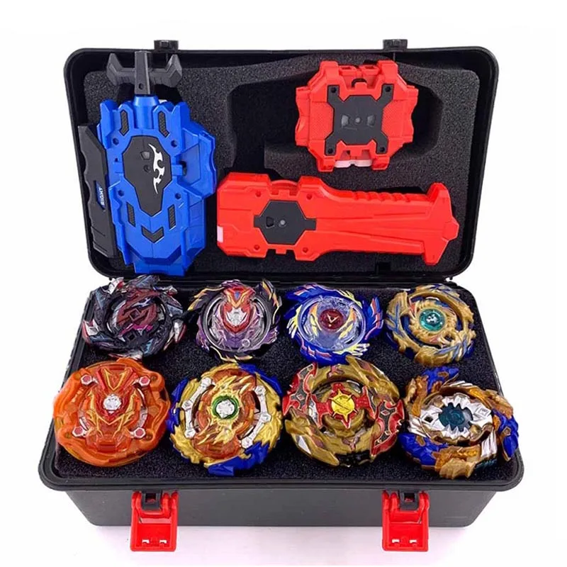 Beyblade Burst Bey Blade игрушка из металла Funsion Bayblade набор коробка для хранения с ручкой пусковая пластиковая коробка игрушки для детей