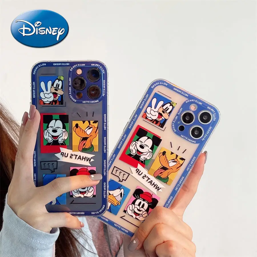 

Disney Phone Case for IPhone 6S/7/8P/X/XR/XS/XSMAX/11/12Pro/12mini Mickey Mouse Minnie Phone Case Cover