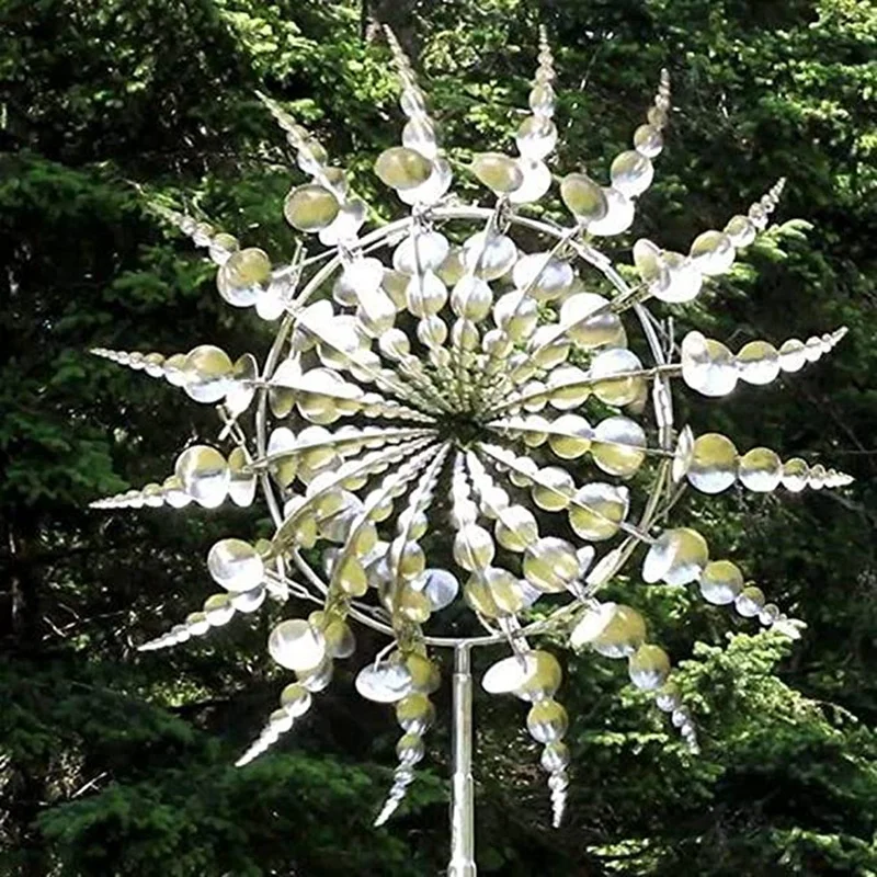 

Unique and Magical Metal Windmill Outdoor Wind Spinners Wind Catchers Yard Garden Decoration