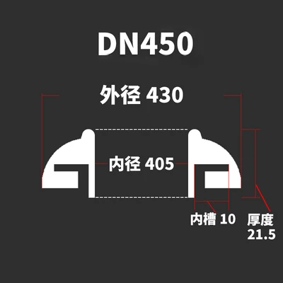 DN150 DN200 DN250 DN300 DN350 DN400 DN600 домашняя санитарная силиконовая банка может уплотнительная кольцевая прокладка уплотнение фланцевого люка ферментер - Цвет: DN450