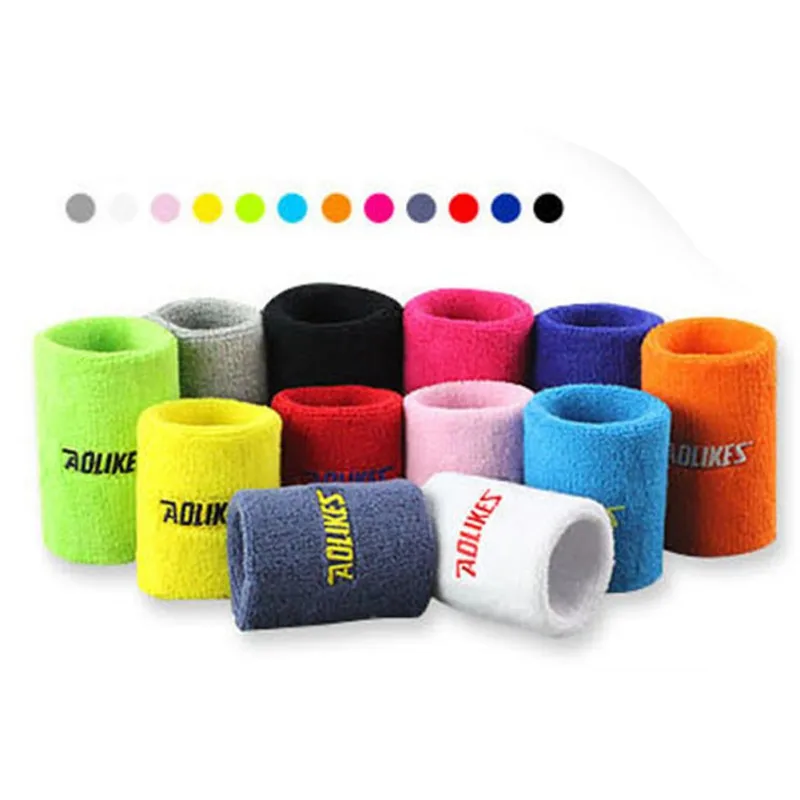 Длинные впитывающие пот хлопковые полотенца ручной браслет Обертывания