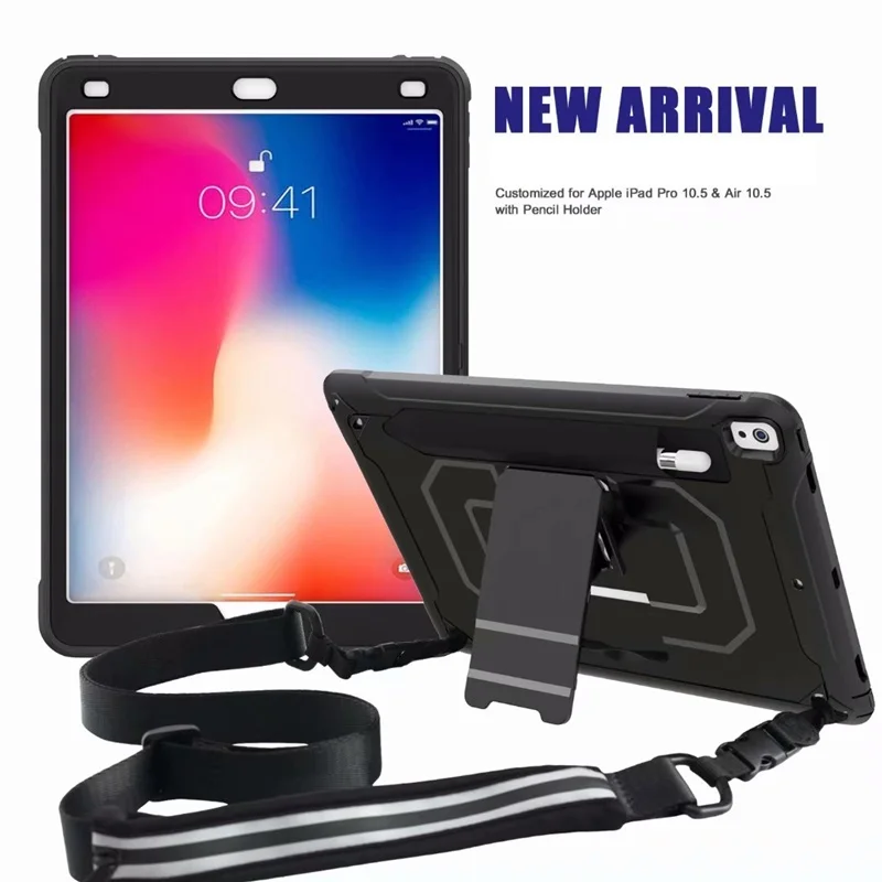 Чехол для iPad Pro 10 5 чехол Air 3 2019 с держателем карандашей подставка на шею