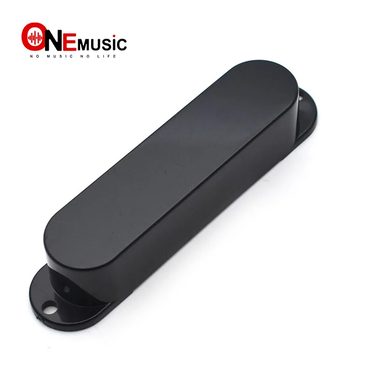 

10PCS Smooth Electric Guitar ST Single Coil Pickup Sealed Cover Solid ABS Pickup Cover 82.5x17.8x15.5mm Black