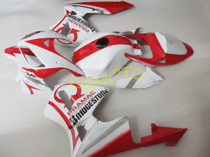 

Бесплатный заказ для honda cbr600rr f5 2005-2006 кузов f5 05-06 капот honda cbr600rr F5 2005-2006 комплект обтекателей # PRAMAC красный белый