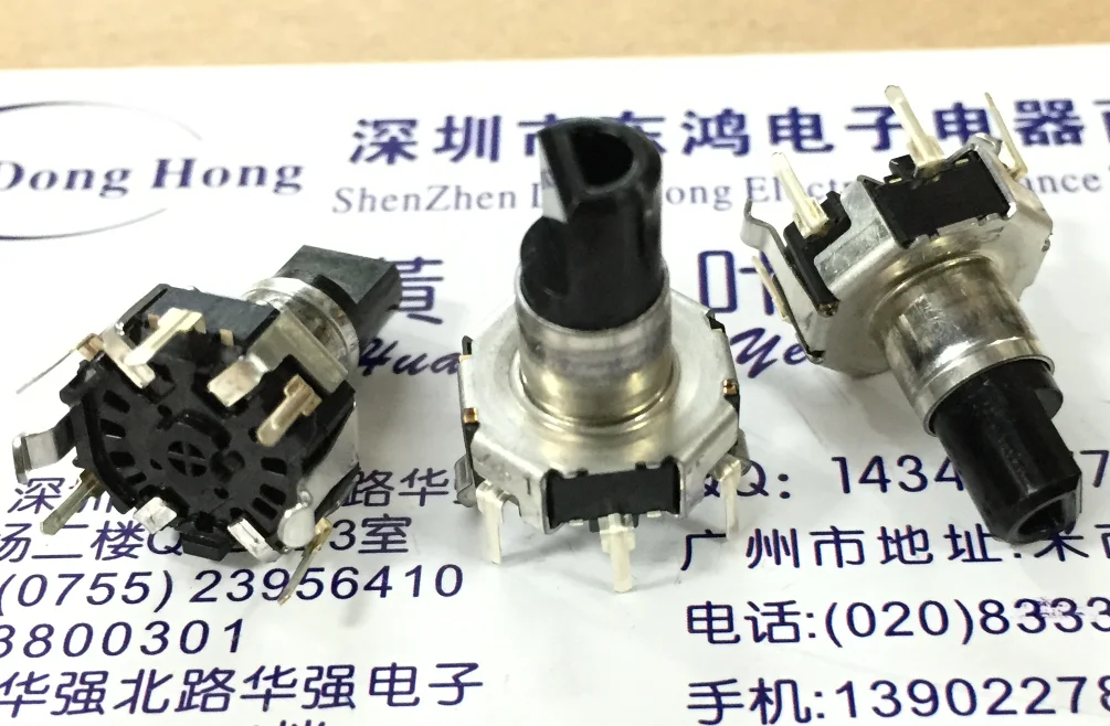 

Японский круговой кодировщик Alps ec12d1524402 с переключателем, 30 позиций, 15 импульсов