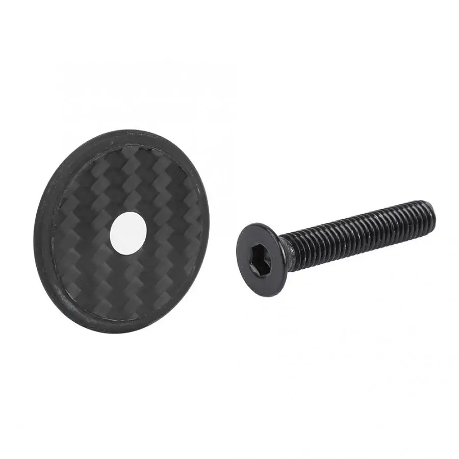 Колпачок из углеродного волокна для велосипеда верхняя крышка гарнитуры с