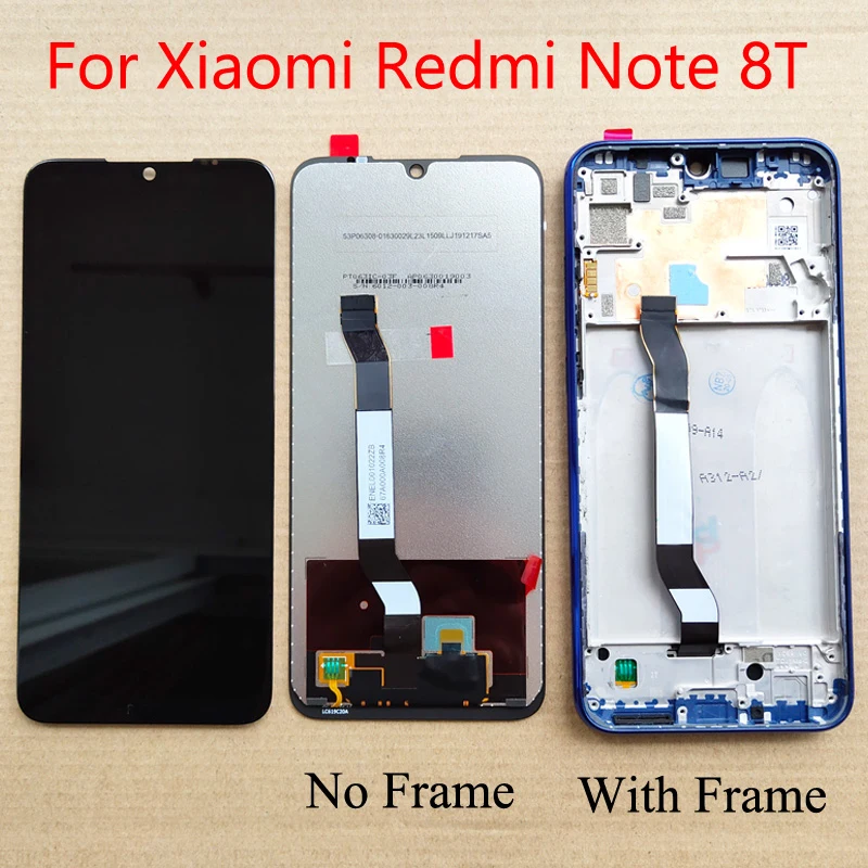 ЖК дисплей 6 3 дюйма для Xiaomi Redmi Note 8T Global M1908C3XG сенсорный экран с дигитайзером в