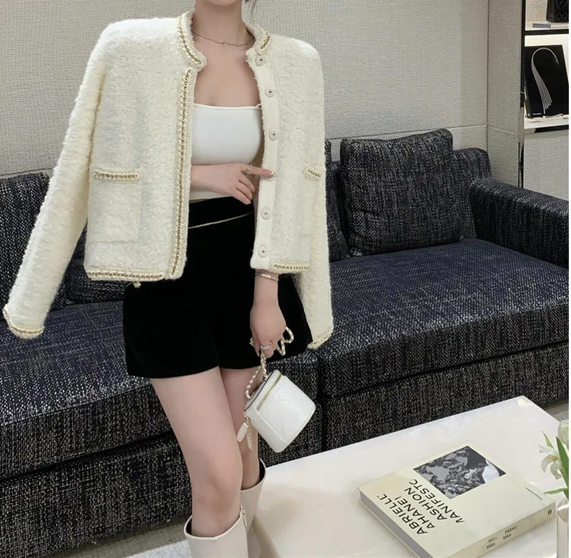 

Плюшевая Женская куртка маленький утолщенный шикарный топ осень-зима новый стиль