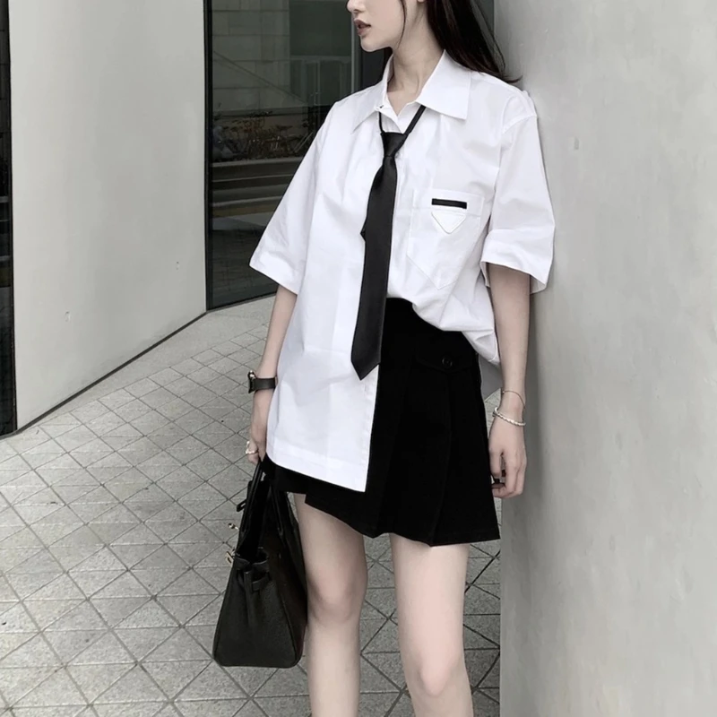 

Women Men Retro Solid Color Black Narror Neck Tie with Adjustable Lazy Zipper Student Pre-Tied Skinny Necktie Clothing for
