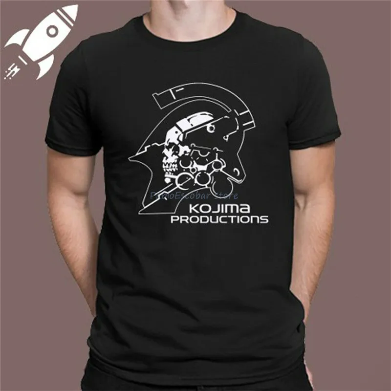 Металлическая Шестерня Hideo Kojima производство s m en'S черная футболка Размер l Xl 2Xl 5xl