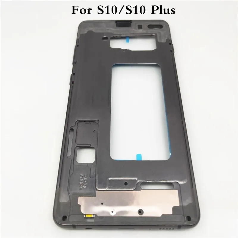

Оригинальная средняя рамка для Samsung Galaxy S10 S10 Plus S10 + металлический корпус средняя рамка с боковыми ключами