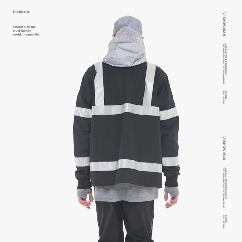 VIISHOW Новая модная куртка пальто Мужская брендовая одежда Ретро стиль модные