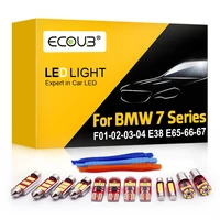 for bmw 7 series e38 e65 e66 e67 f01 f02 f03 f04 interior light bulb kit led for map dome trunk indoor overhead glove box bulbs