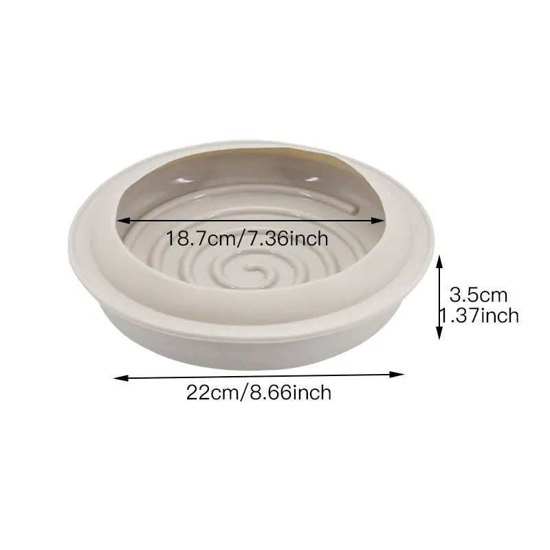 Spiral Round Silicone Cake Pan For Baking Mousse Pastries Mold Sponge Chiffon Bakeware 3D Non Stick Mould | Дом и сад